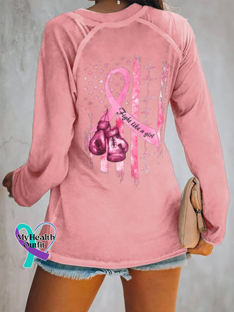 Women’s Casual Printed Long Sleeve T-Shirt