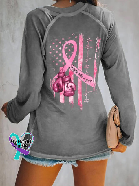 Women’s Casual Printed Long Sleeve T-Shirt