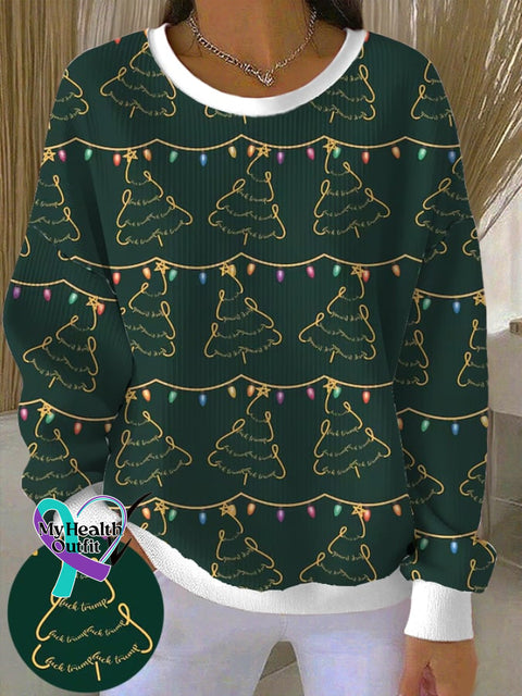 Women’s Christmas FDT Printed Sweatshirt Picture 1 / S