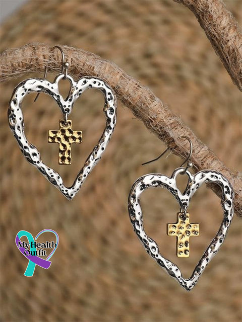 Women’s Cross Earrings As Shown / One-Size