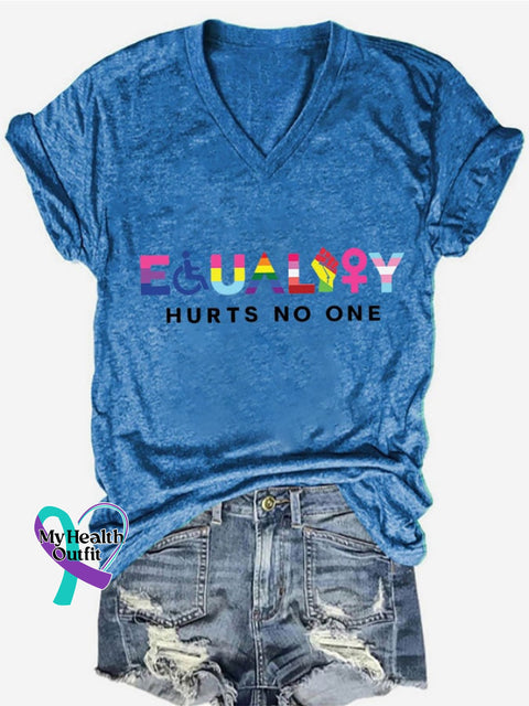 Women’s Equality Hurts No One Equal Rights T-Shirt Blue / S
