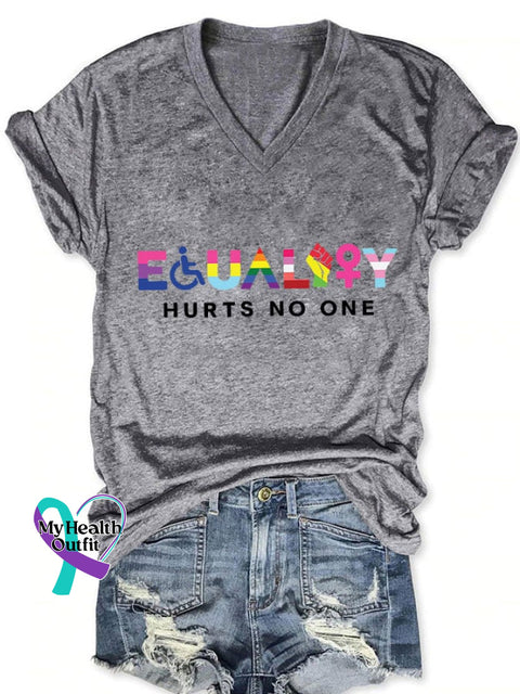 Women’s Equality Hurts No One Equal Rights T-Shirt Light Grey / S
