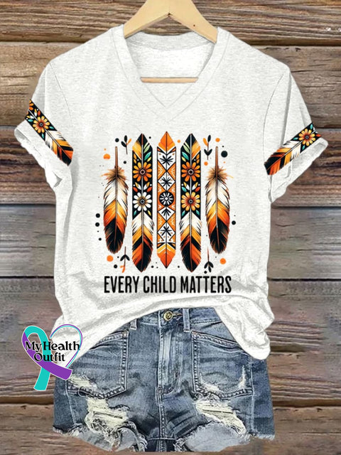 Women’s Every Child Matters Print T-Shirt White / S