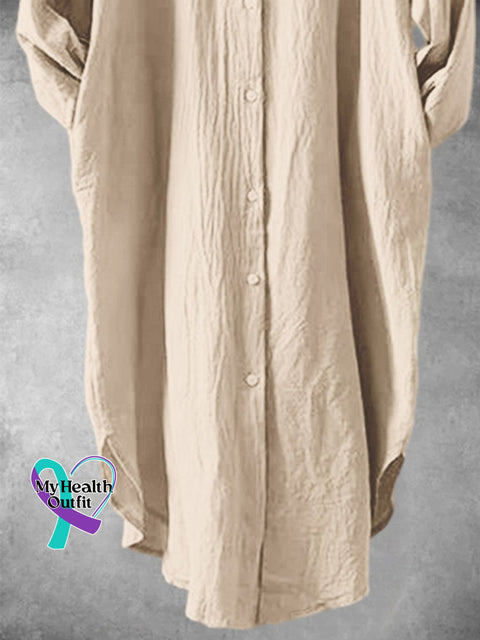 Women’s Gift Black Cat Heart Art Print Long Skirt