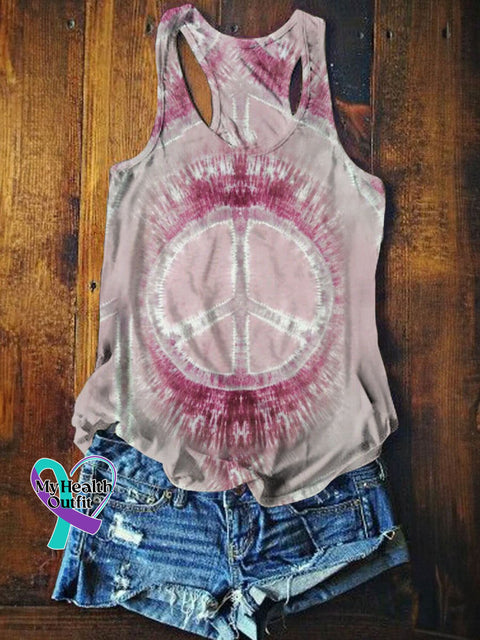 Women’s Hippie Print Tank Top As Shown / S