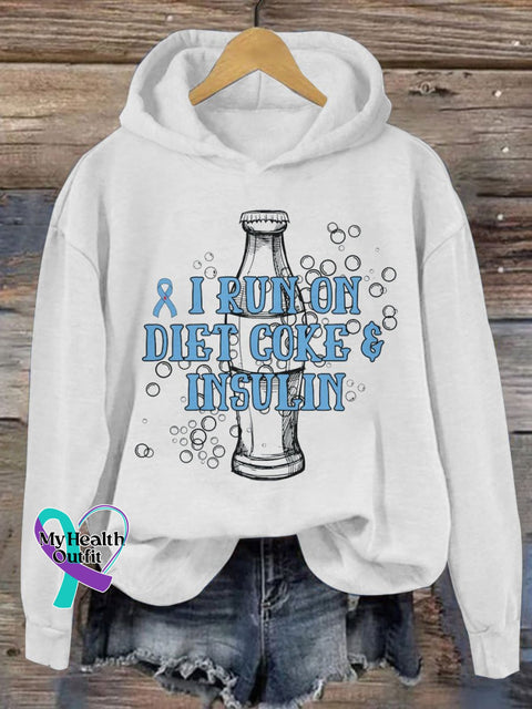 Women’s I Can Do Anything Except Make Insulin Print Casual Sweatshirt White / S