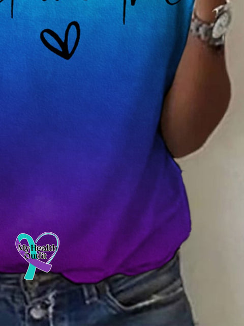 Women’s Just Breathe Print T-Shirt