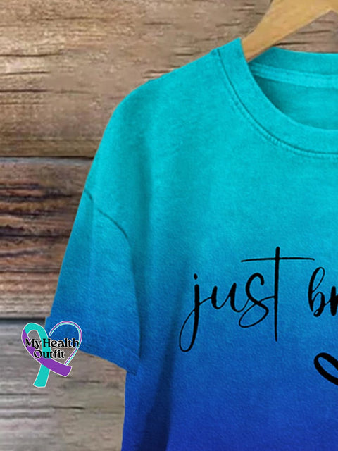 Women’s Just Breathe Print T-Shirt