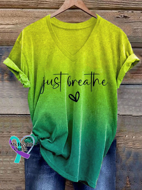 Women’s Just Breathe T-Shirt Picture 2 / S