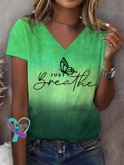 Women’s Just Breathe T-Shirt Picture 2 / S