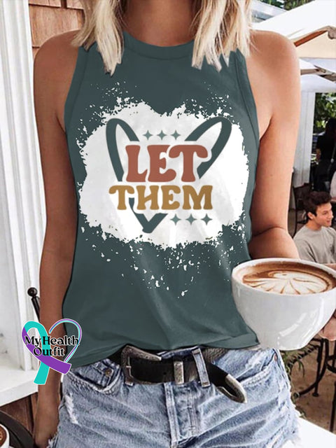 Women’s Let Them Print Casual Tank Top Picture 1 / S