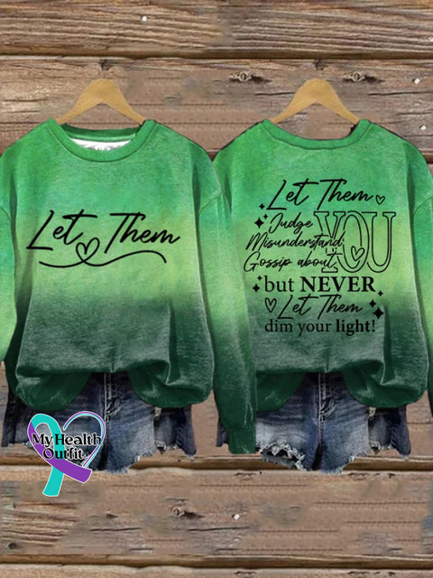 Women’s Let Them Print Sweatshirt Picture 1 / S