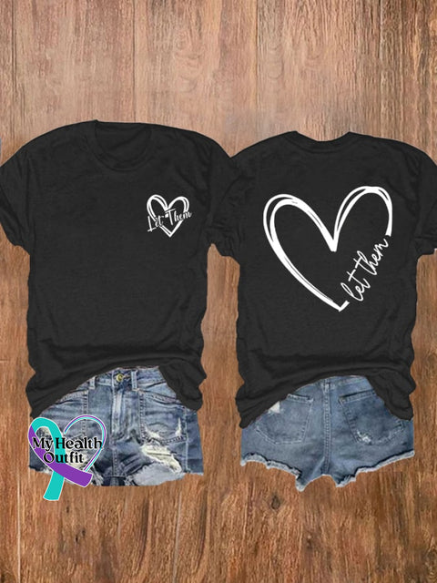 Women’s Let Them Print T-Shirt Black / S