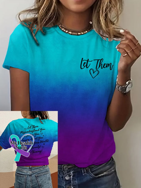Women’s Let Them Print T-Shirt Picture 2 / S