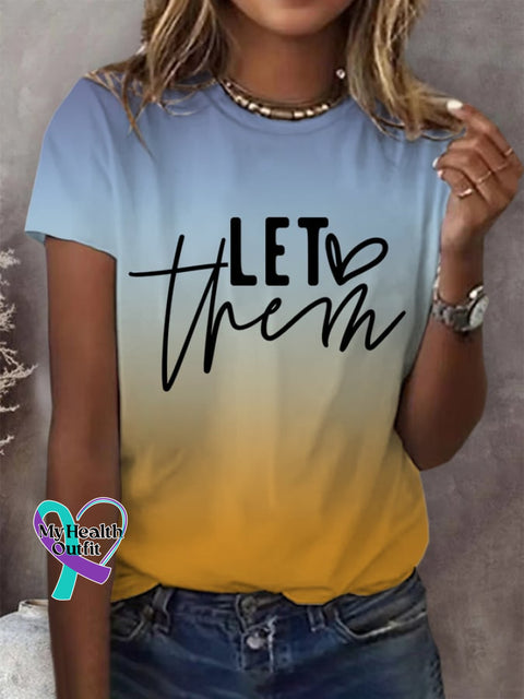 Women’s Let Them Print T-Shirt Picture 3 / S