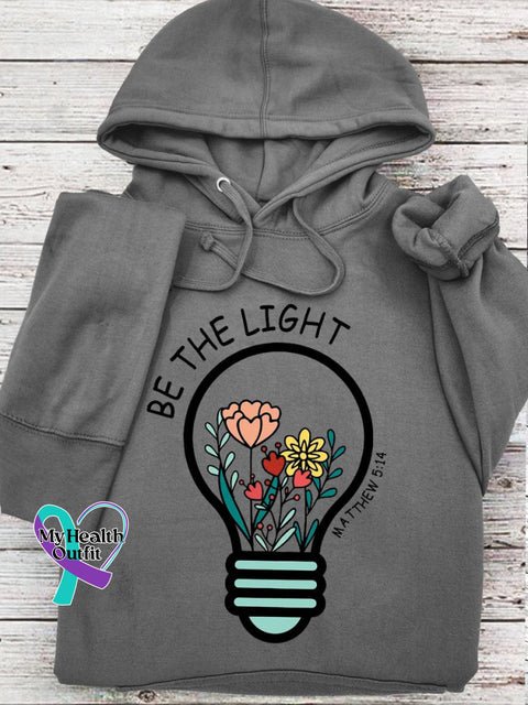 Women’s Men’s Unisex Flowers Be The Light Mathew 5:14 Bible Verse Religious Faith Church Print