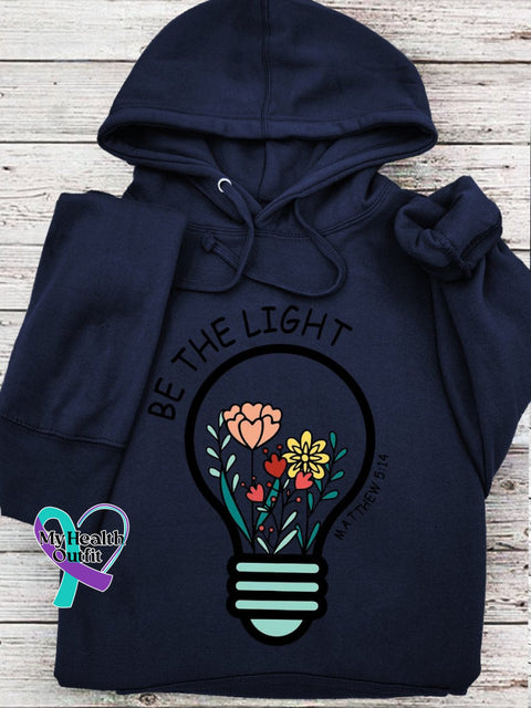 Women’s Men’s Unisex Flowers Be The Light Mathew 5:14 Bible Verse Religious Faith Church Print