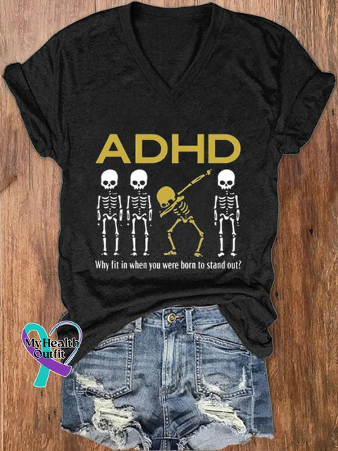 Women’s Mental Health Awareness Printed T-Shirt Black / S