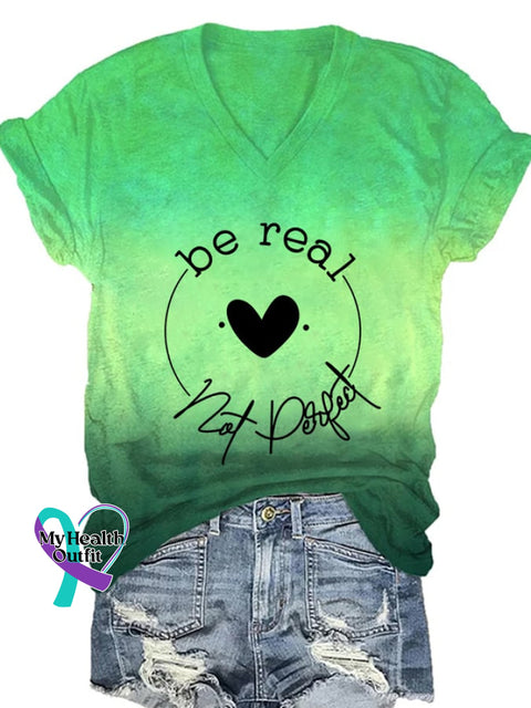 Women’s Mental Health Awareness Printed T-Shirt Picture 1 / S