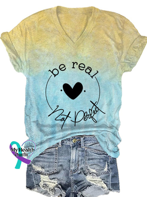 Women’s Mental Health Awareness Printed T-Shirt Picture 2 / S