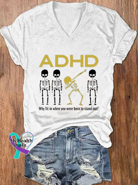 Women’s Mental Health Awareness Printed T-Shirt White / S