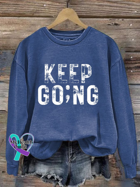 Women’s Mental Health Awareness Sweatshirt Blue / S
