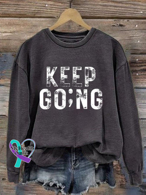 Women’s Mental Health Awareness Sweatshirt Dark Grey / S