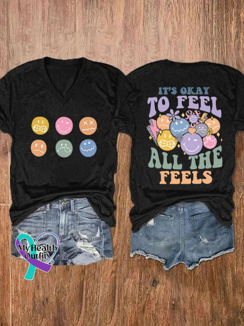 Women’s Mental Health Awareness T-Shirt Black / S