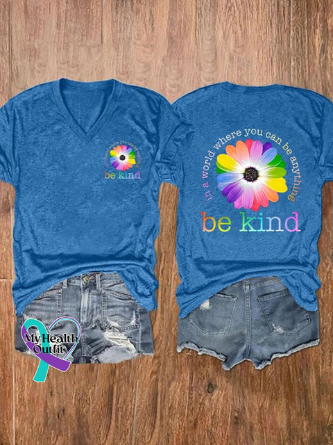 Women’s Mental Health Awareness T-Shirt Blue / S