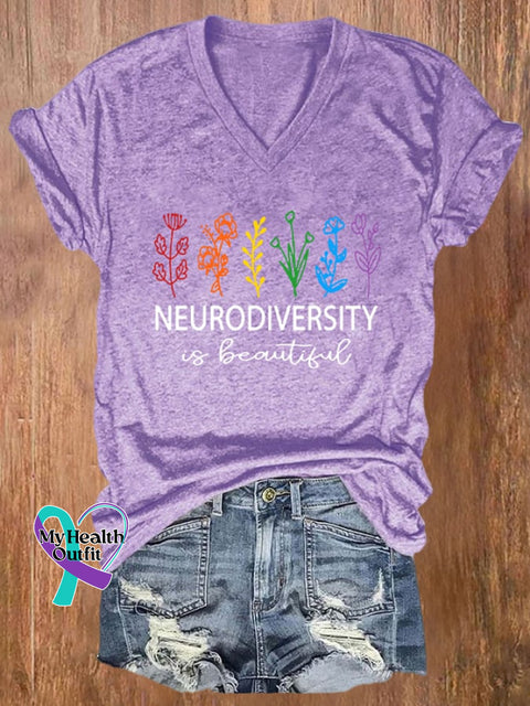 Women’s Mental Health Awareness T-Shirt Purple / S