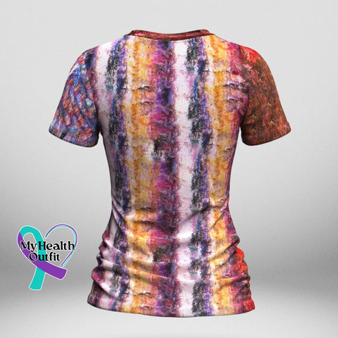 Women’s Mental Health Themed Round Neck T-Shirt