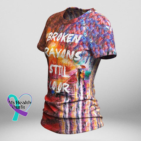 Women’s Mental Health Themed Round Neck T-Shirt