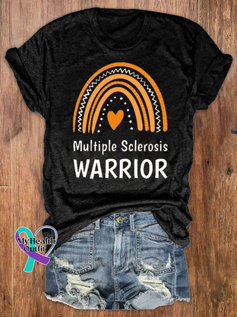 Women’s Ms Warrior Multiple Sclerosis Awareness T-Shirt Black / S