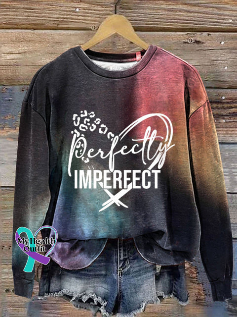 Women’s Perfectly Imperfect Tie Dye Print Casual Sweatshirt As Shown / S