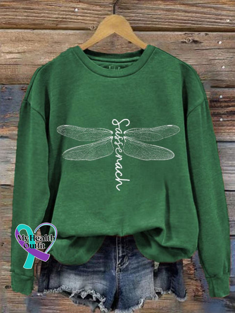 Women’s Sassenach Outlander Print Crew Neck Sweatshirt Dark Green / S