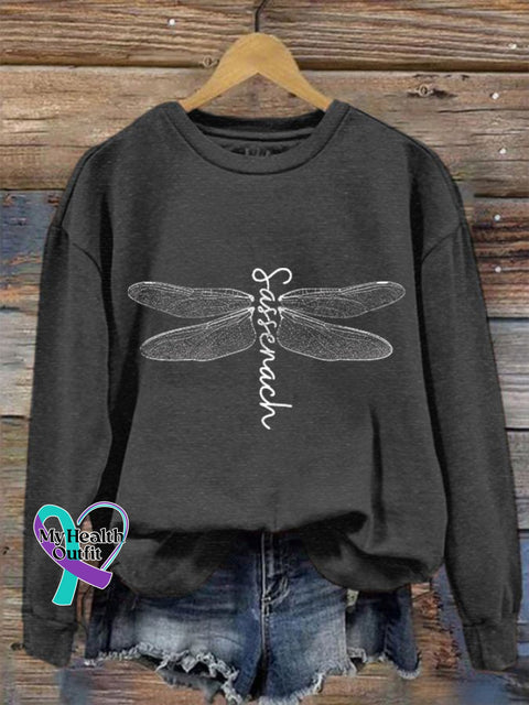 Women’s Sassenach Outlander Print Crew Neck Sweatshirt Dark Grey / S