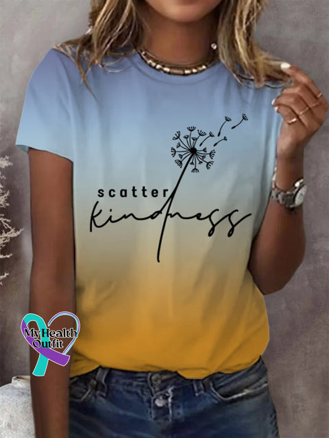Women’s Scatter Kindness T-Shirt Picture 3 / S