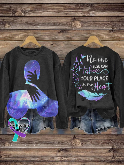 Women’s Suicide Prevention Awareness No One Can Take Your Place In My Heart Print Casual