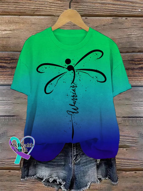 Women’s Suicide Prevention Awareness Printed Casual T-Shirt Picture 1 / S