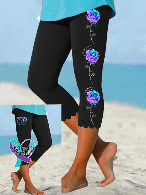Women’s Suicide Prevention Awareness Relaxed Leggings As Shown / S