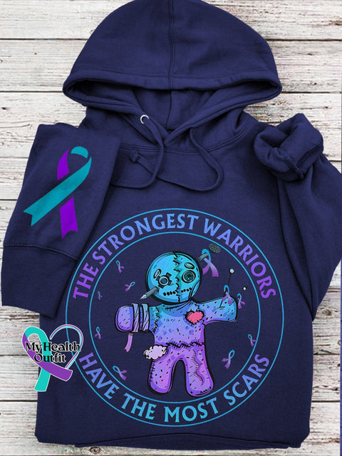 Women’s Suicide Prevention Toy The Strongest Warriors Have Most Scars Awareness Day Purple Ribbon