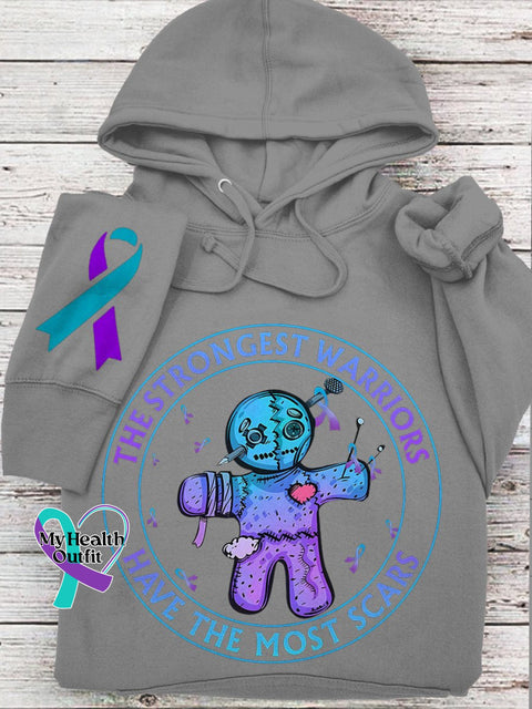 Women’s Suicide Prevention Toy The Strongest Warriors Have Most Scars Awareness Day Purple Ribbon