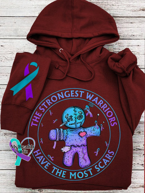 Women’s Suicide Prevention Toy The Strongest Warriors Have Most Scars Awareness Day Purple Ribbon