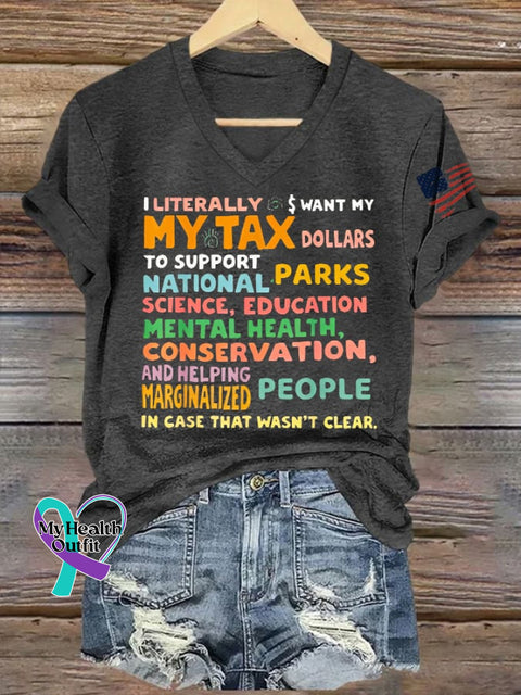 Women’s Support Our National Parks Printed T-Shirt Dark Grey / S