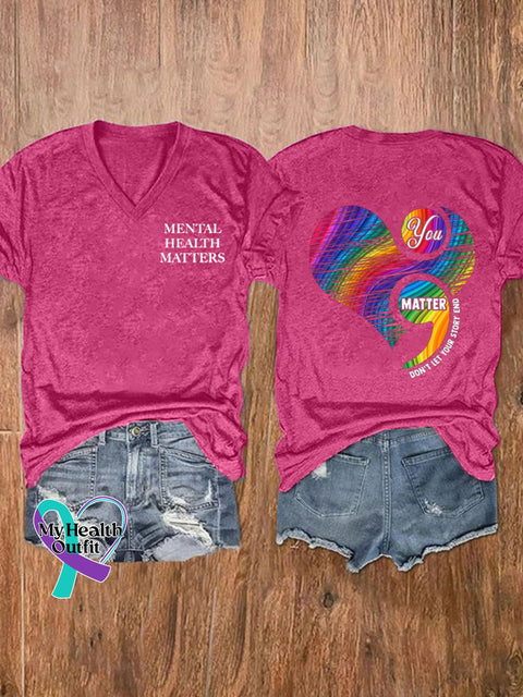Women’s You Matter Classic T-Shirt Fuchsia / S Mental-Health-Awareness