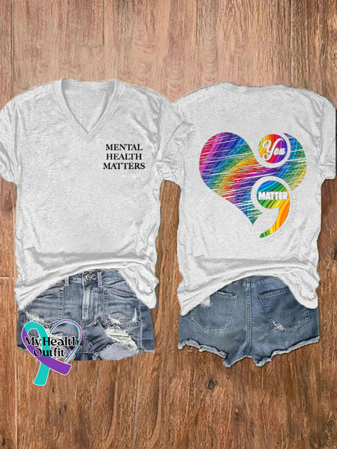 Women’s You Matter Classic T-Shirt White / S Mental-Health-Awareness