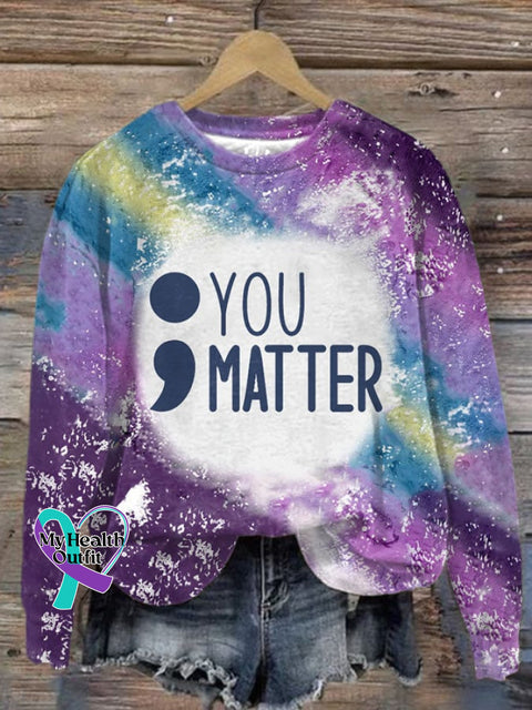 Women’s You Matter Print Sweatshirt Picture 1 / S