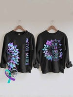 Women’s You Matter Suicide Prevention Awareness Print Casual Sweatshirt Black / S