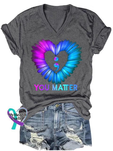 Women’s You Matter T-Shirt Gray / S