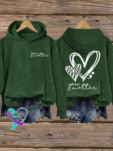 Women’s Your Matter Print Sweatshirt Green / S
